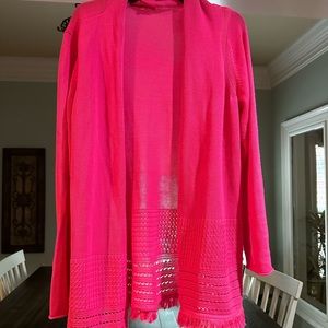 Lilly Pulitzer Noble Fringe Cardigan
